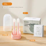 Beipisi Baby Oral Cleaner Gauze Finger Covers Toothbrush