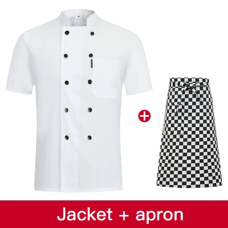 3 colors high quality Double breasted Chef uniform
