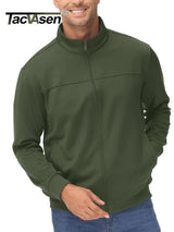TACVASEN Full Zip UP Track Jackets Mens Lightweight