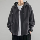 2024 American Heavyweight Basic Solid Color Cardigan Sweatshirt