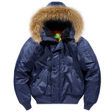 Men's Winter Military Tactical Parkas Thick Fur Collar