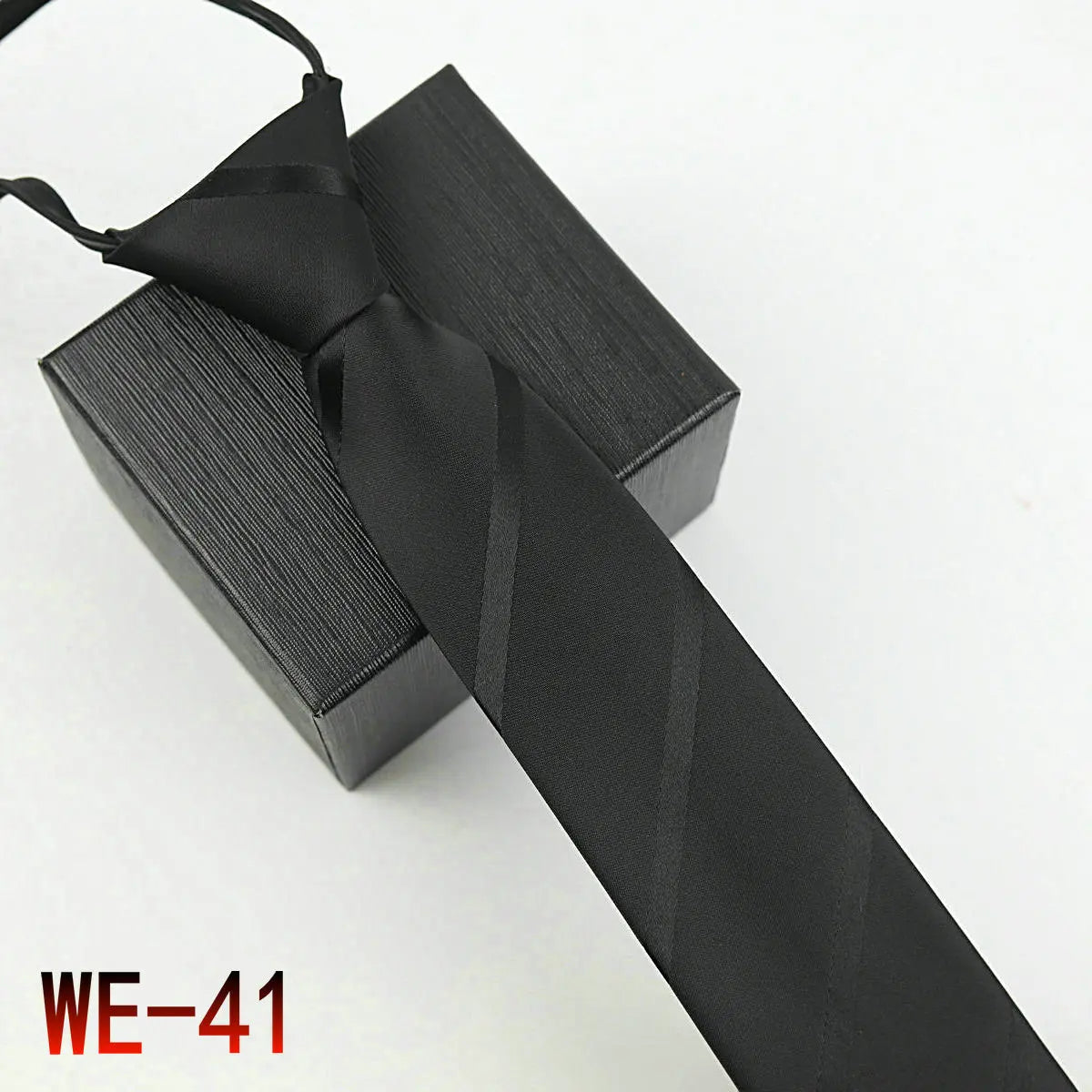 New Suit Business Zipper Tie for Man 48*7cm
