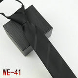 New Suit Business Zipper Tie for Man 48*7cm