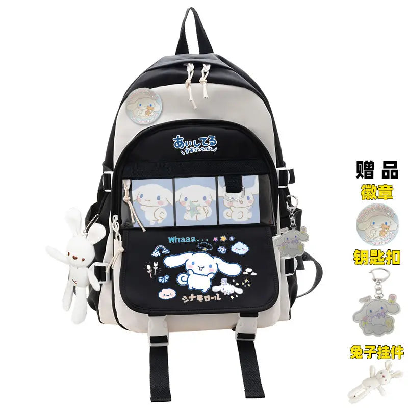 Anime Sanrio Plush Toy Cinnamoroll Backpack Children Girl