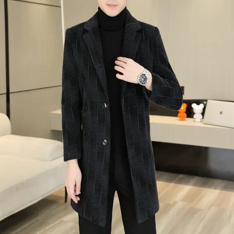 2023 High-end Feel Men Fashion Handsome All Woolen