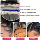 Straight 4x4 5x5 6x6 Lace Closure Human Hair