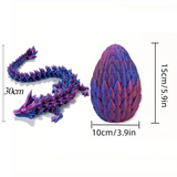 3D Printed Dragon Egg Dragon Gift Set Gemstone