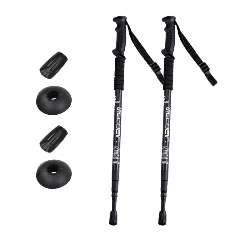 Aluminium Alloy Trekking Poles Ultralight Adjustable No slip