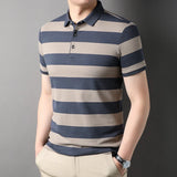 Summer Men's Polo Shirts With Short Sleeve Business