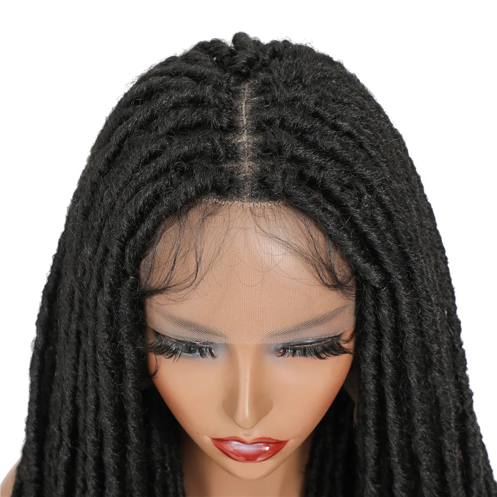 X-TRESS Synthetic Full Lace Wig Faux Locs Braided