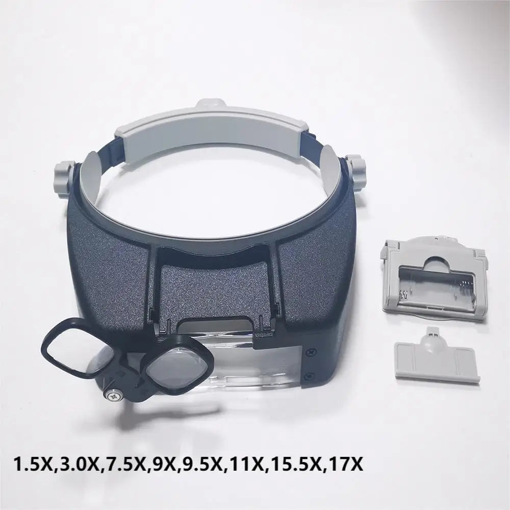 17X Headband Adjustable Magnifier Eye Glasses Magnifying Glasses