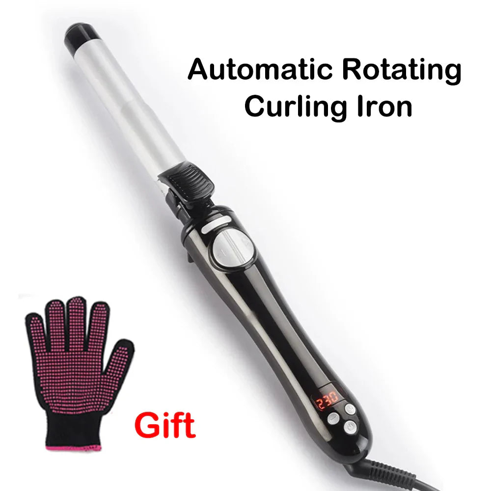 2023 New 25mm Automatic Rotating Curling Iron Ceramic