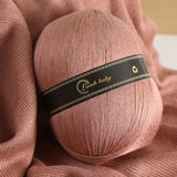 150g Solid Color Silk Cotton Yarn Soft Yarn