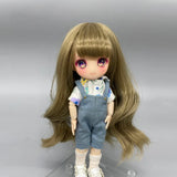Ob11 Doll Wigs Soft Cute Braid Hair Bangs