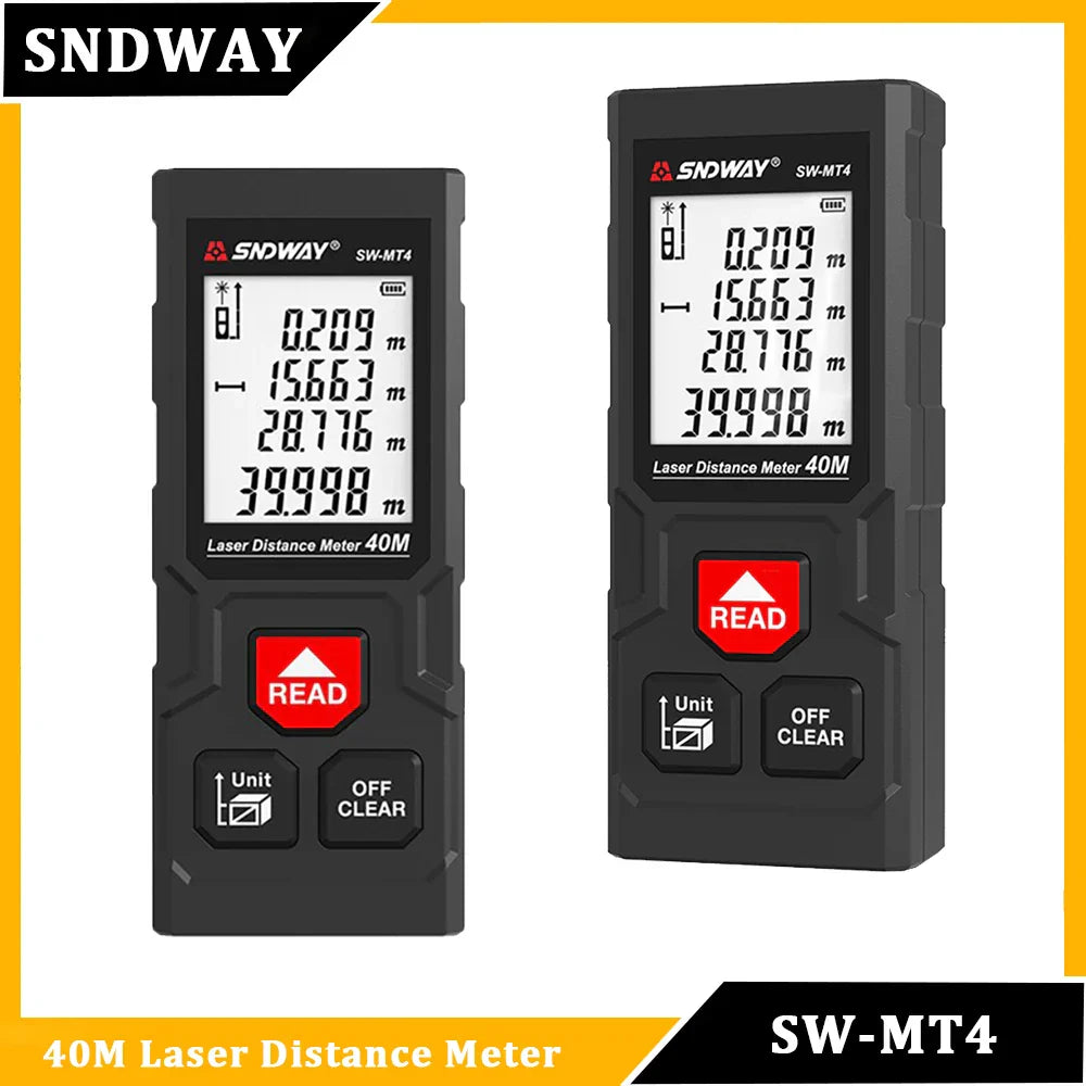 SNDWAY Laser Distance Meter Digital Rangefinder Mini Laser