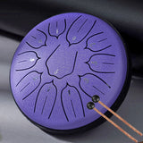 Hluru Glucophone Steel Tongue Drum 6 Inch 11