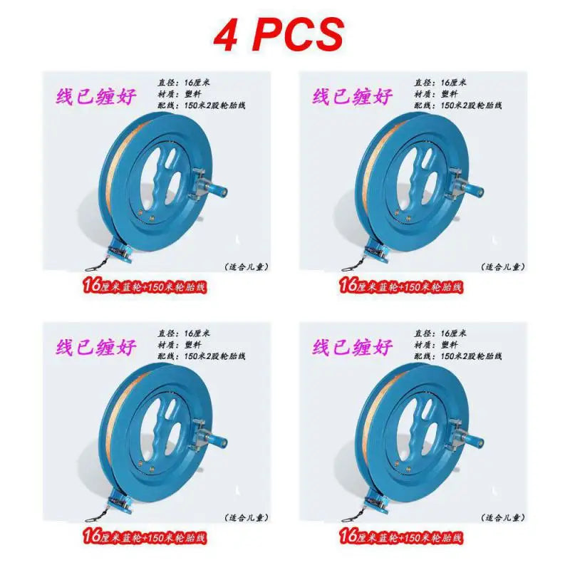 1~5PCS 16cm Kite Reel ABS Plastic Blue Kite