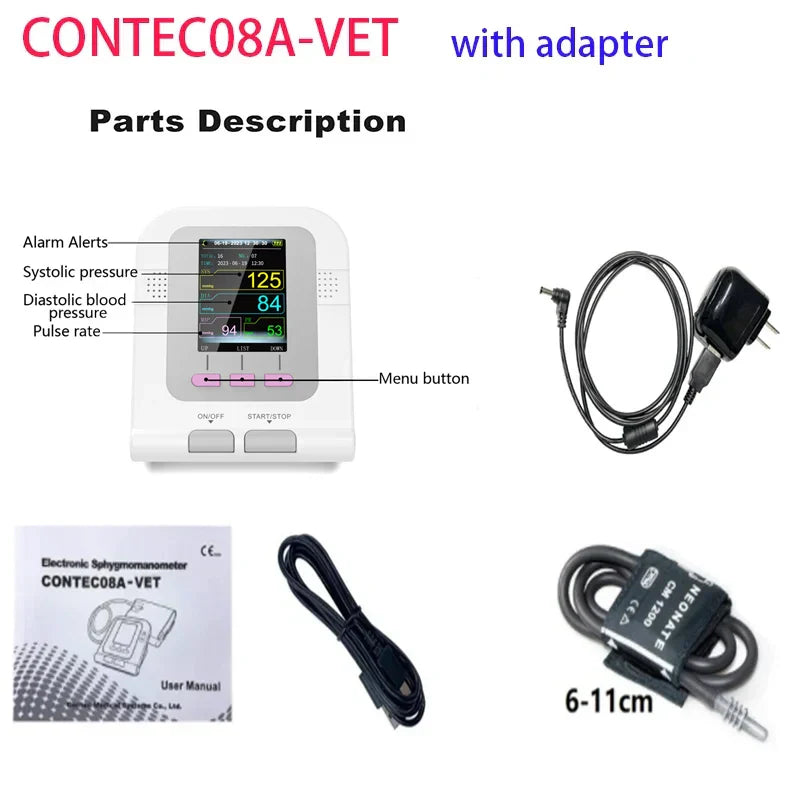 CONTEC08a Vet Animal Blood Pressure Detector