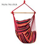 Tassels Hammock Garden Patio White Cotton Swing Chair