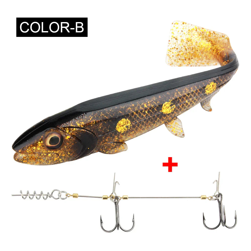 Spinpoler Big Fish Soft Fishing Lure With Stinger