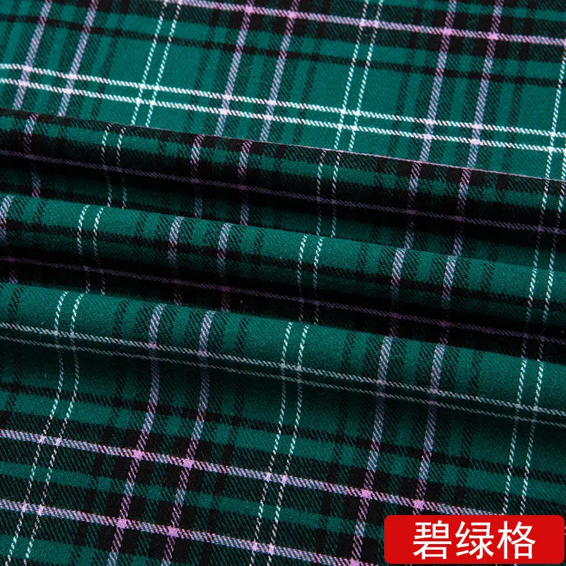 Yarn Dyed Soft Thickening Grinding Wool Plaid Fabric