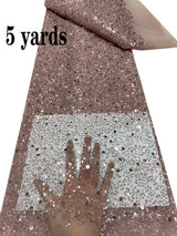 Luxury African Lace Fabric High Quality French Guipure