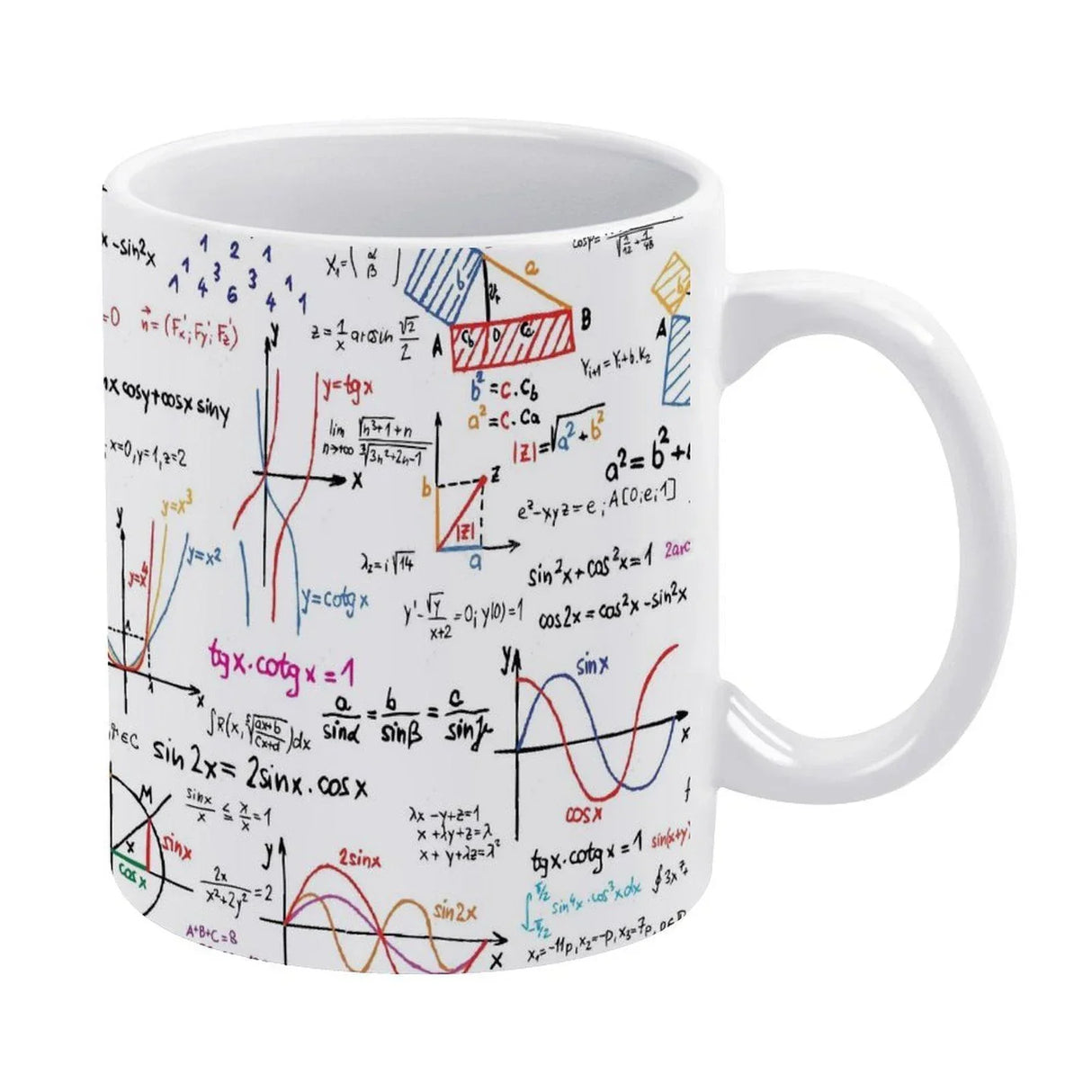 Math Teacher Mugs School Students Cups Mathematics Parabolic