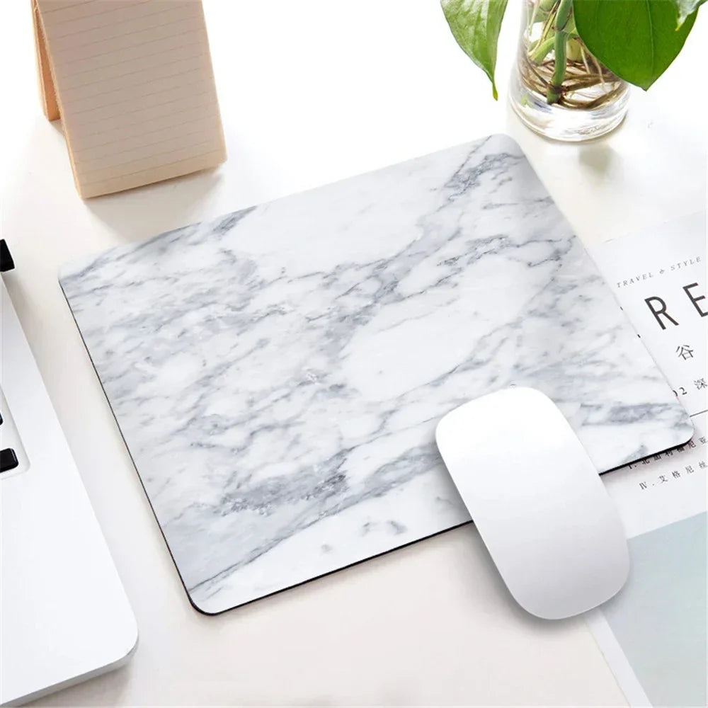 Marble Nordic Style Small Mouse Pad Computer Laptop