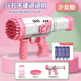 32hole Bubble Gun Rocket Automatic Soap Bubble Machine
