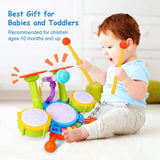 Kids Drum Set Toddlers 1-3 Musical Baby Educational