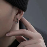 For Men, S925 Silver Needle Earrings For Men