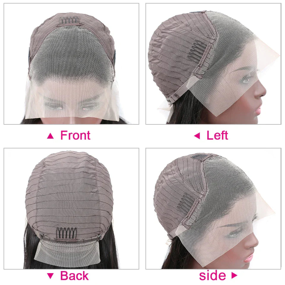 HD 13x4 Lace Frontal Human Hair Wigs For