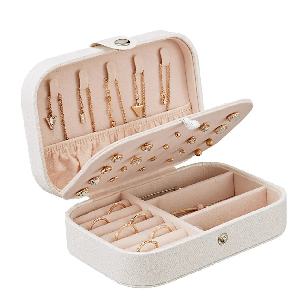 Portable Jewelry Box Jewelry Organizer Display Travel Jewelry