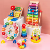 Montessori Wooden Toys Baby Educational Toy Childhood Learning