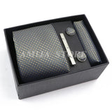 Men's Tie Gift Box With Neckties Handkerchiefs Cufflinks