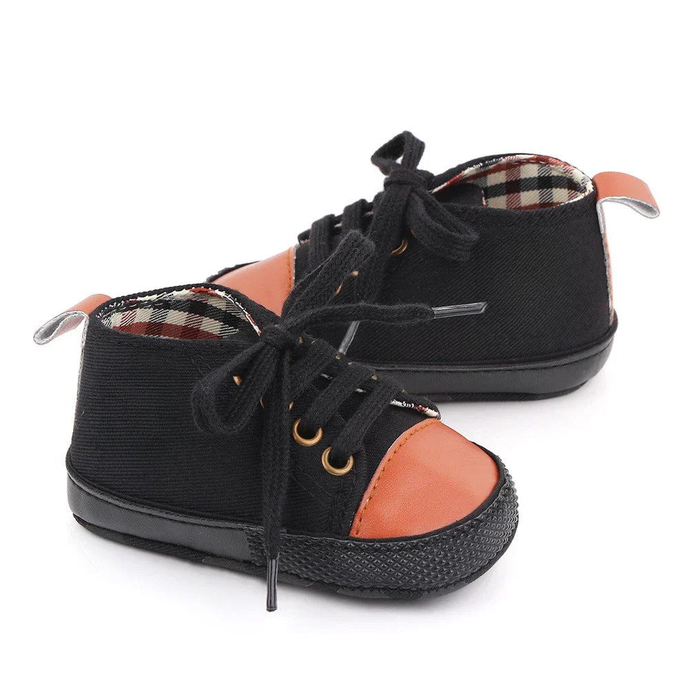 Baby Canvas Classic Sneakers Newborn Print Star Sports