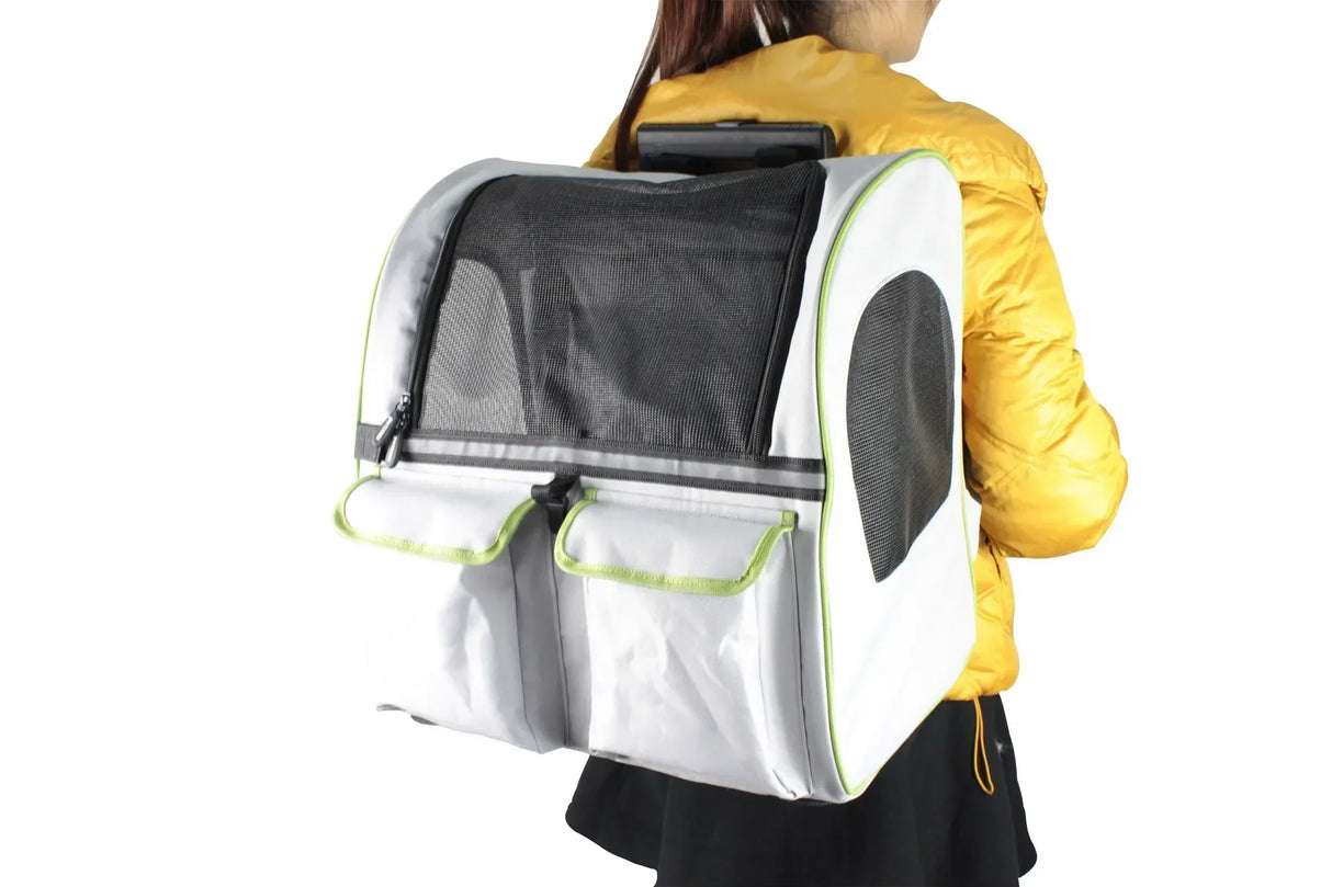Portable Folded Stroller for Pet Detachable Dog Carrier