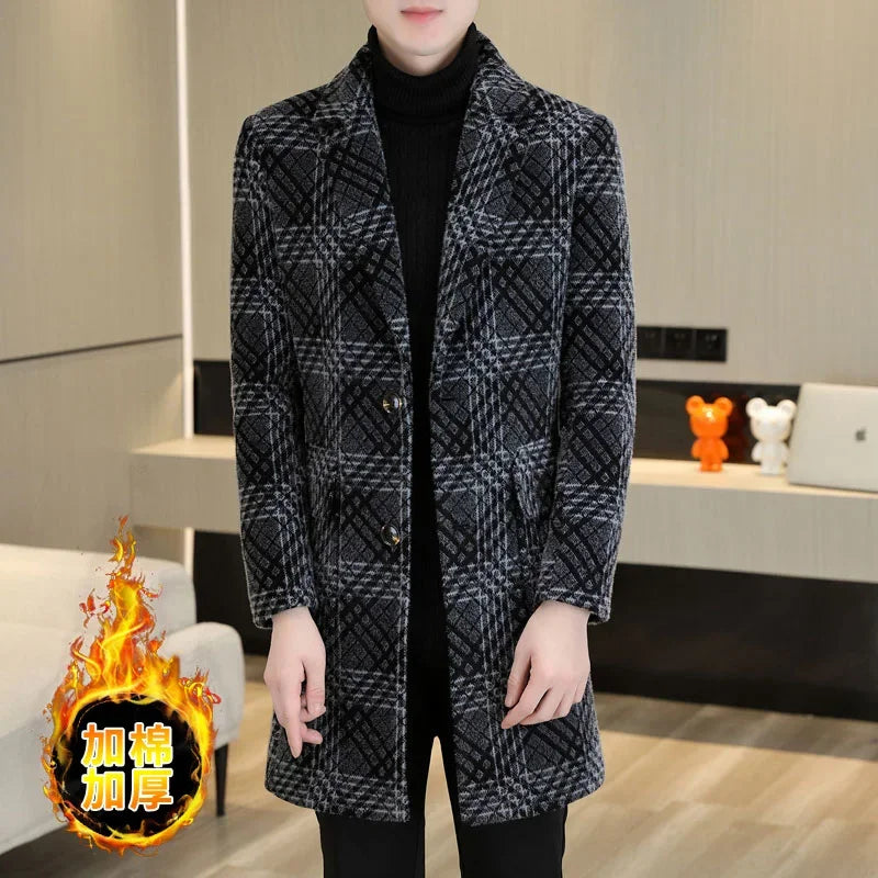 2023 High-end Feel Men Fashion Handsome All Woolen