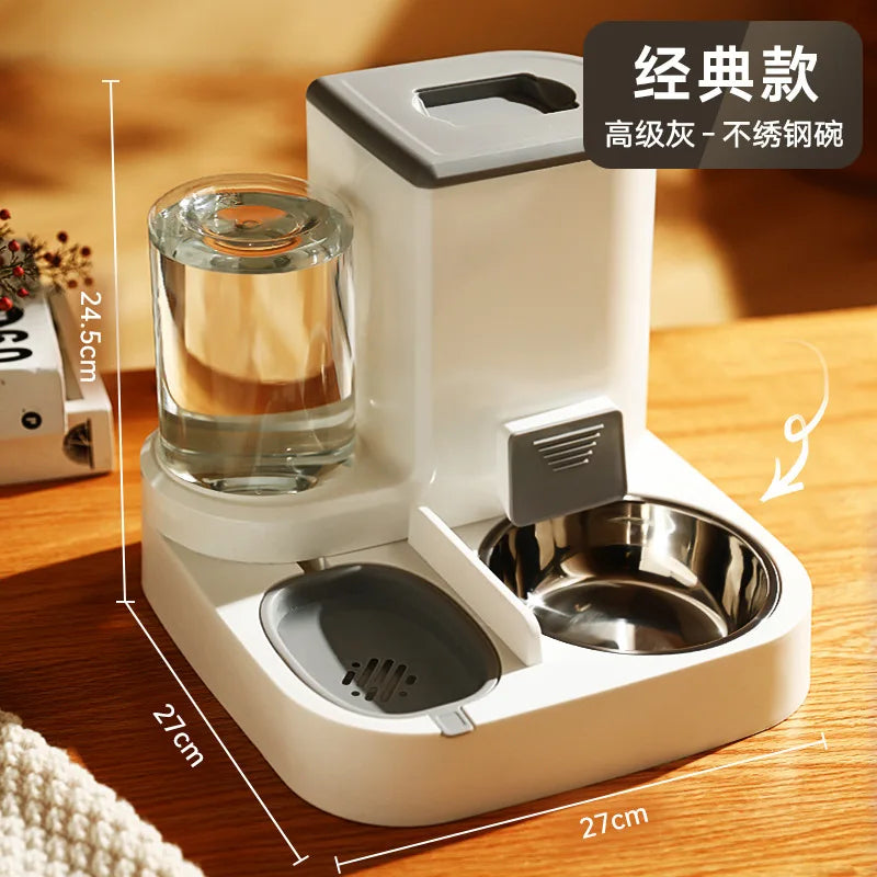 New Automatic Feeding and Watering Device Dog Bowl