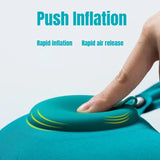 U-Shaped Inflatable Travel Pillow Portable Air Neck Support