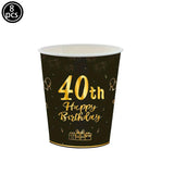 Men Women Birthday Disposable Tableware Party Decor 30