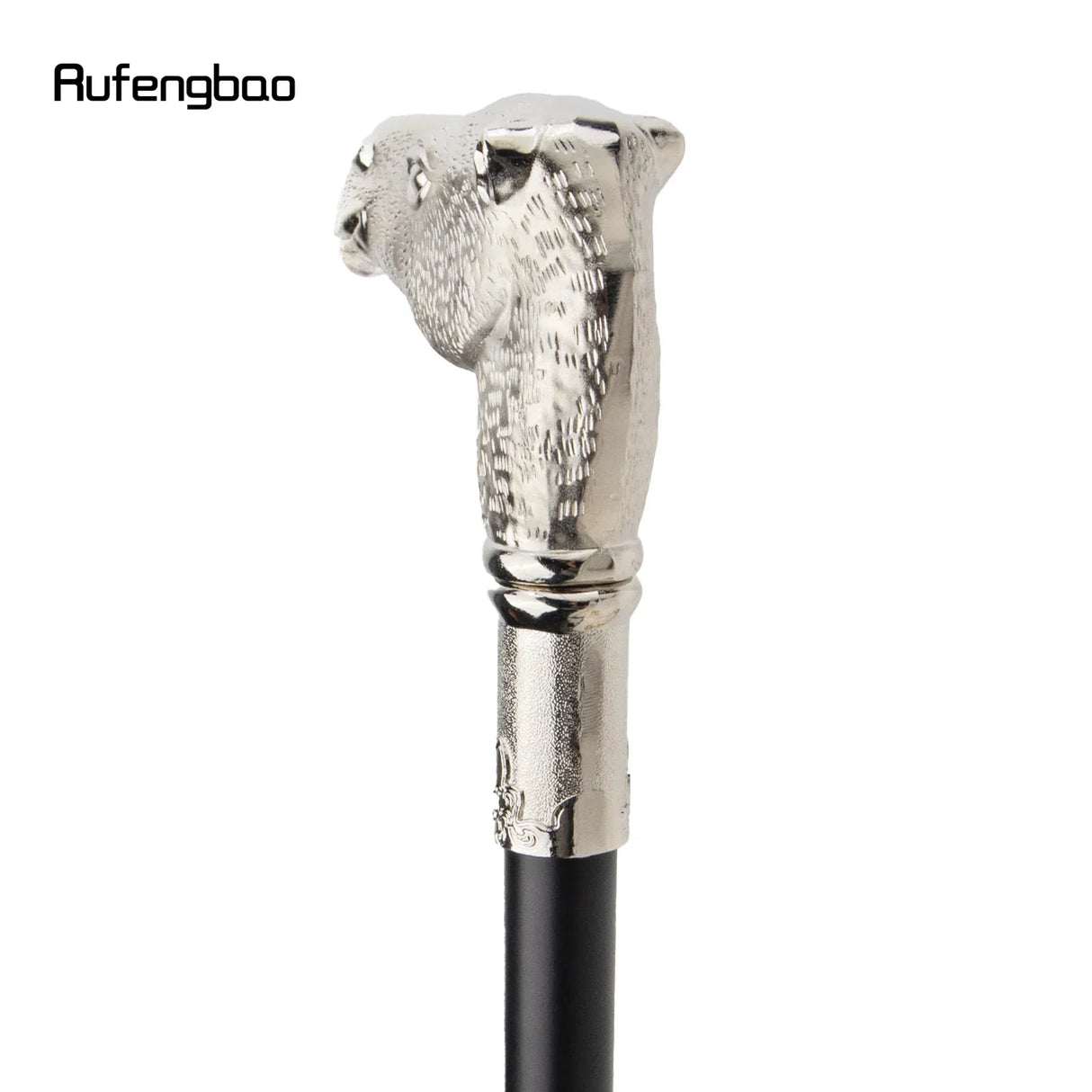 Silver Camel Head Walking Stick with Hidden Plate