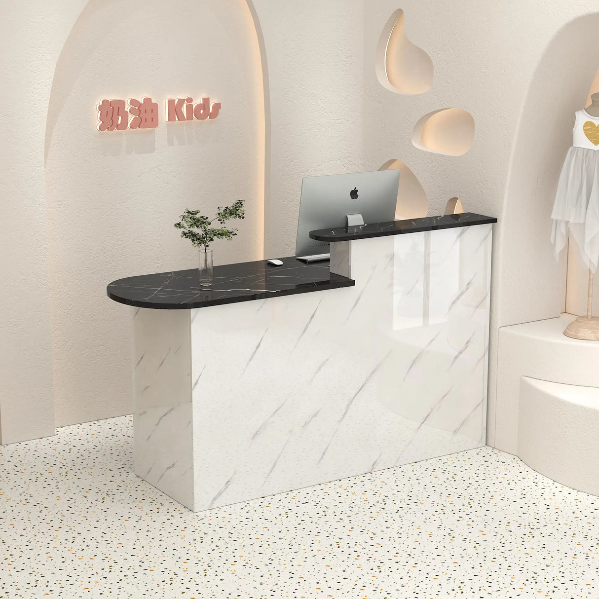 Design Light Reception Desks Stylish Display Bar Checkout