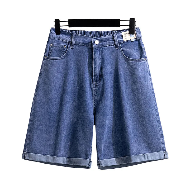 150Kg Plus Size Womens FivePoint Denim Shorts Hip