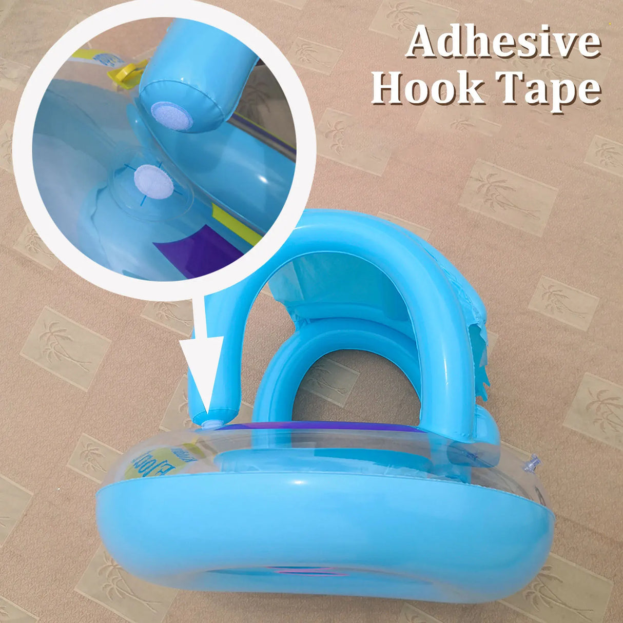 Baby Inflatable Swim Ring Float Circle Seat Awning