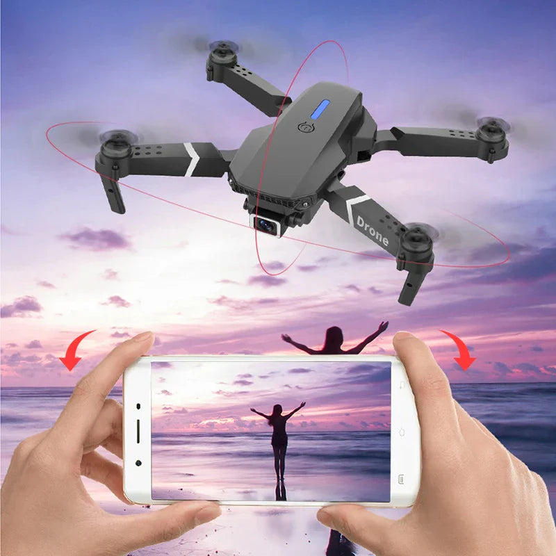 New E88 Quadcopter WIFI FPV Drone Professinal Wide
