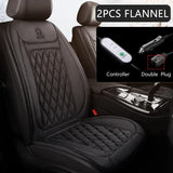 12V Heated Car Seat Cushion Cloth/Flannel Car Seat