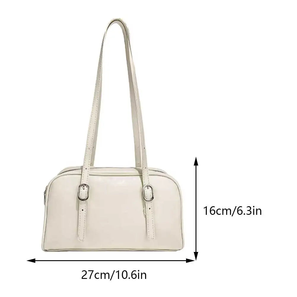 Vintage PU Leather Women Tote Handbag High Quality