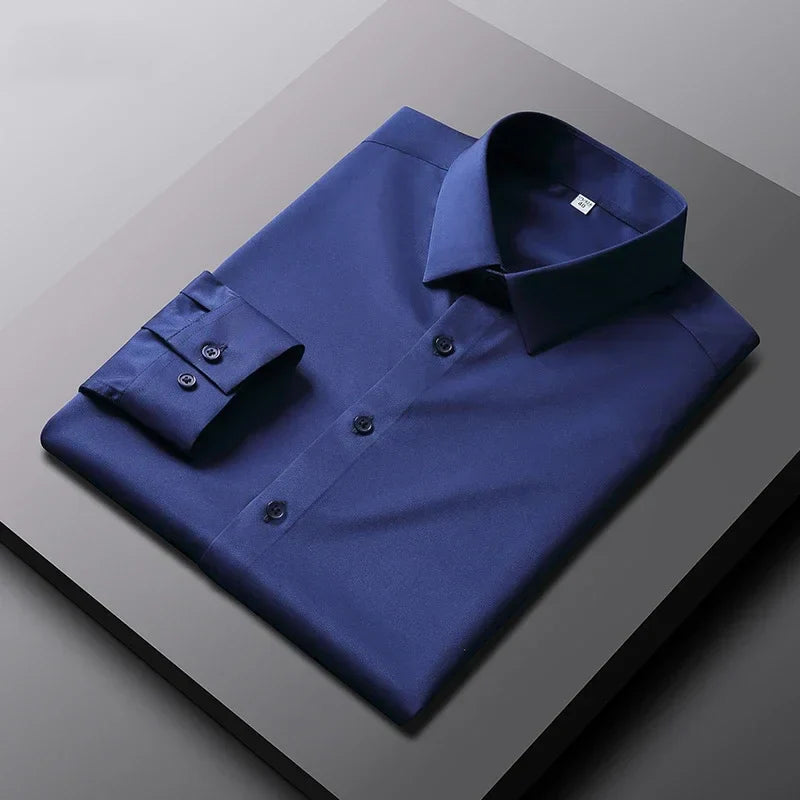 Men's Casual and Fashionable Long Sleeved Solid Color