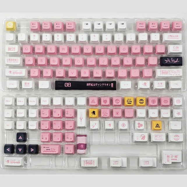 134 XDA Keycaps Dye-Sublimation PBT for MX Mechanical Keyboard